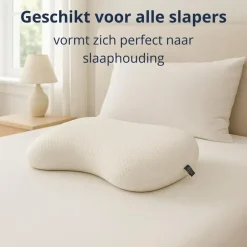 Ten Cate anti age hoofdkussen - traagschuim - 60x70 cm Outlet