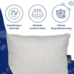 Ten Cate boxkussen - halfdons - 60x70 - 2 stuks Hot