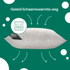 Ten Cate Cool Night Synthetisch Hoofdkussen - 60x70 Best