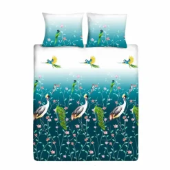 Ten Cate Katoenen Dekbedovertrek - 200x200/220 - Marit Blauw Clearance