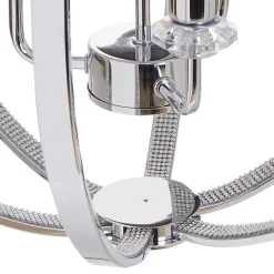 Beliani TENOIRO - Kroonluchter - Zilver - IJzer Clearance