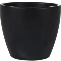 Ter Steege Bloempot - zwart - Scandinavisch - 16 x 18 cm Sale