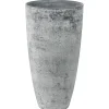 Ter Steege Plantenpot - betongrijs - kunststof-steenpoeder - 29x50 cm Clearance