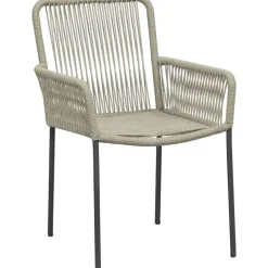 Leen Bakker Terrasstoel Gerona - naturel/antraciet New