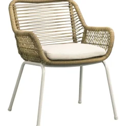Leen Bakker Terrasstoel Grand - wicker naturel Clearance