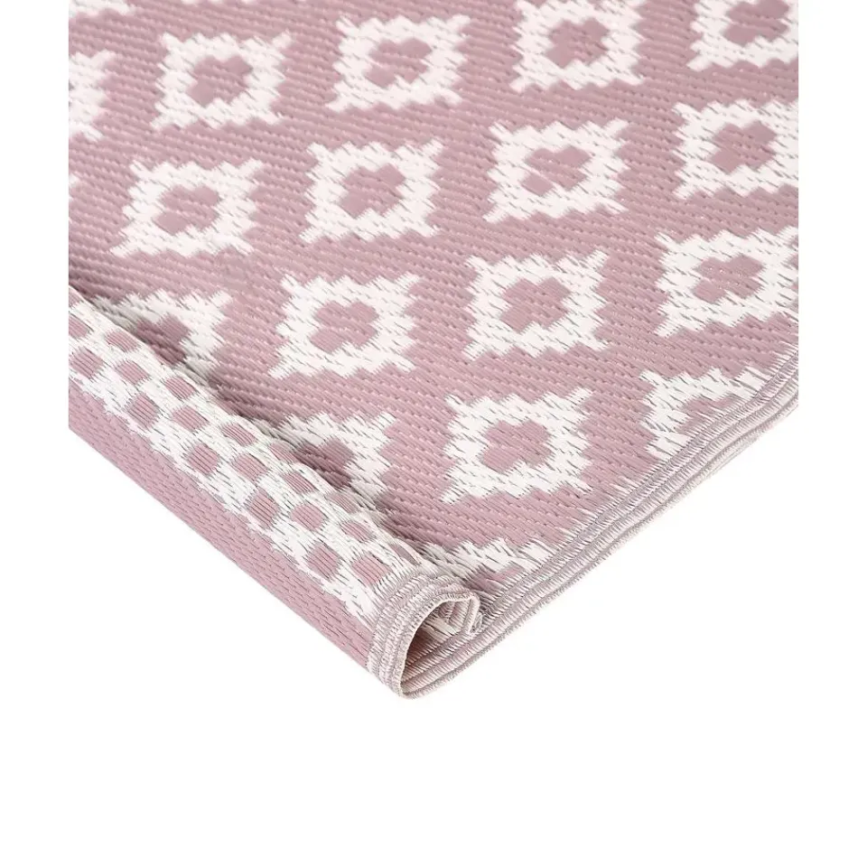 Beliani THANE - Outdoor kleed - Roze - 120 x 180 cm - Polypropyleen Discount