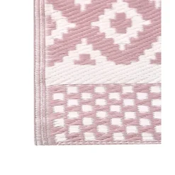 Beliani THANE - Outdoor kleed - Roze - 120 x 180 cm - Polypropyleen Discount