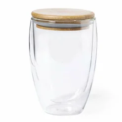 Merkloos Thermische koffieglazen/theeglazen - dubbelwandig - 350 ml New