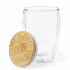 Merkloos Thermische koffieglazen/theeglazen - dubbelwandig - 350 ml New