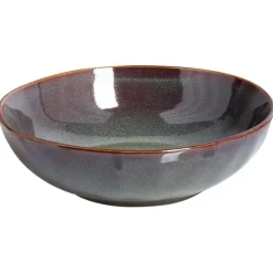 Leen Bakker THYME - Diepe borden set van 4 - Donkergroen - Steengoed New