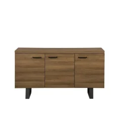 Beliani TIMBER L - Sideboard - Donkere houtkleur - MDF