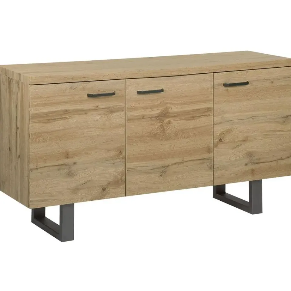 Beliani TIMBER L - Sideboard - Lichte houtkleur - MDF Clearance