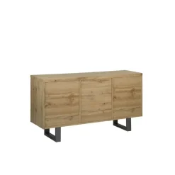 Beliani TIMBER L - Sideboard - Lichte houtkleur - MDF Clearance