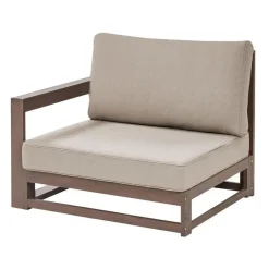 Beliani TIMOR - Loungebank 3-zits - Donker - Acaciahout Discount