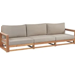 Beliani TIMOR II - Tuinbank 3-zits - Lichthout - Gecertificeerd Acaciahout Online