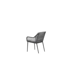 Garden Impressions Toledo dining fauteuil - carbon black - dark grey - valley sand Discount