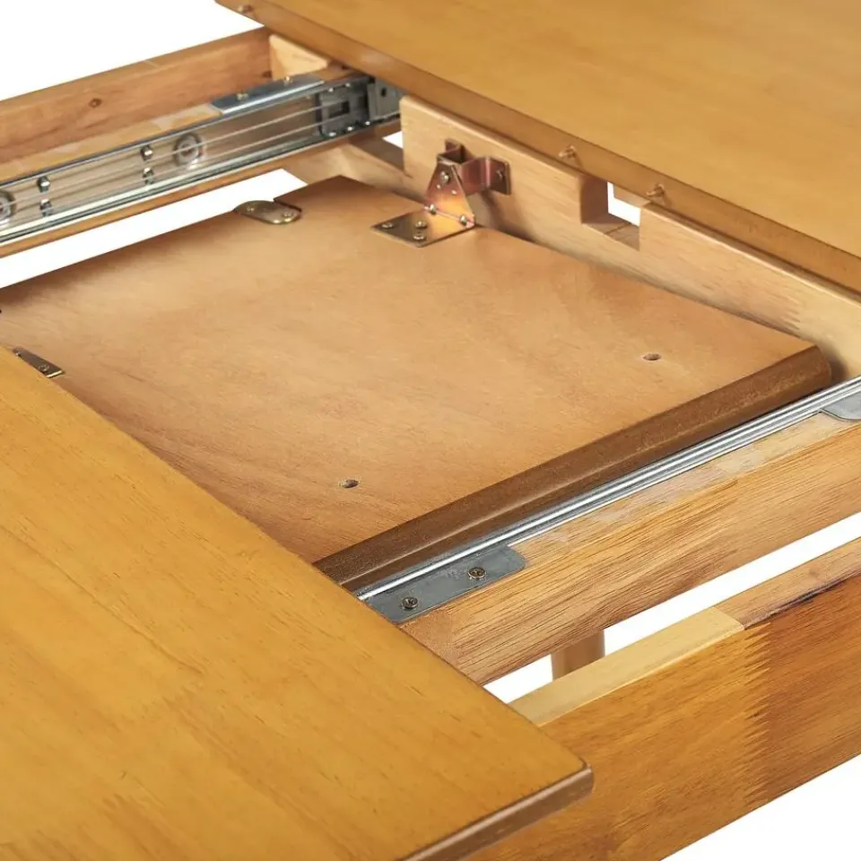 Beliani TOMS - Uitschuifbare eettafel - Lichthout - 100/130 x 80 cm - MDF Best