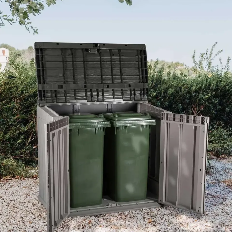 Toomax Stora way opbergbox 842 liter - taupe donker grijs Discount