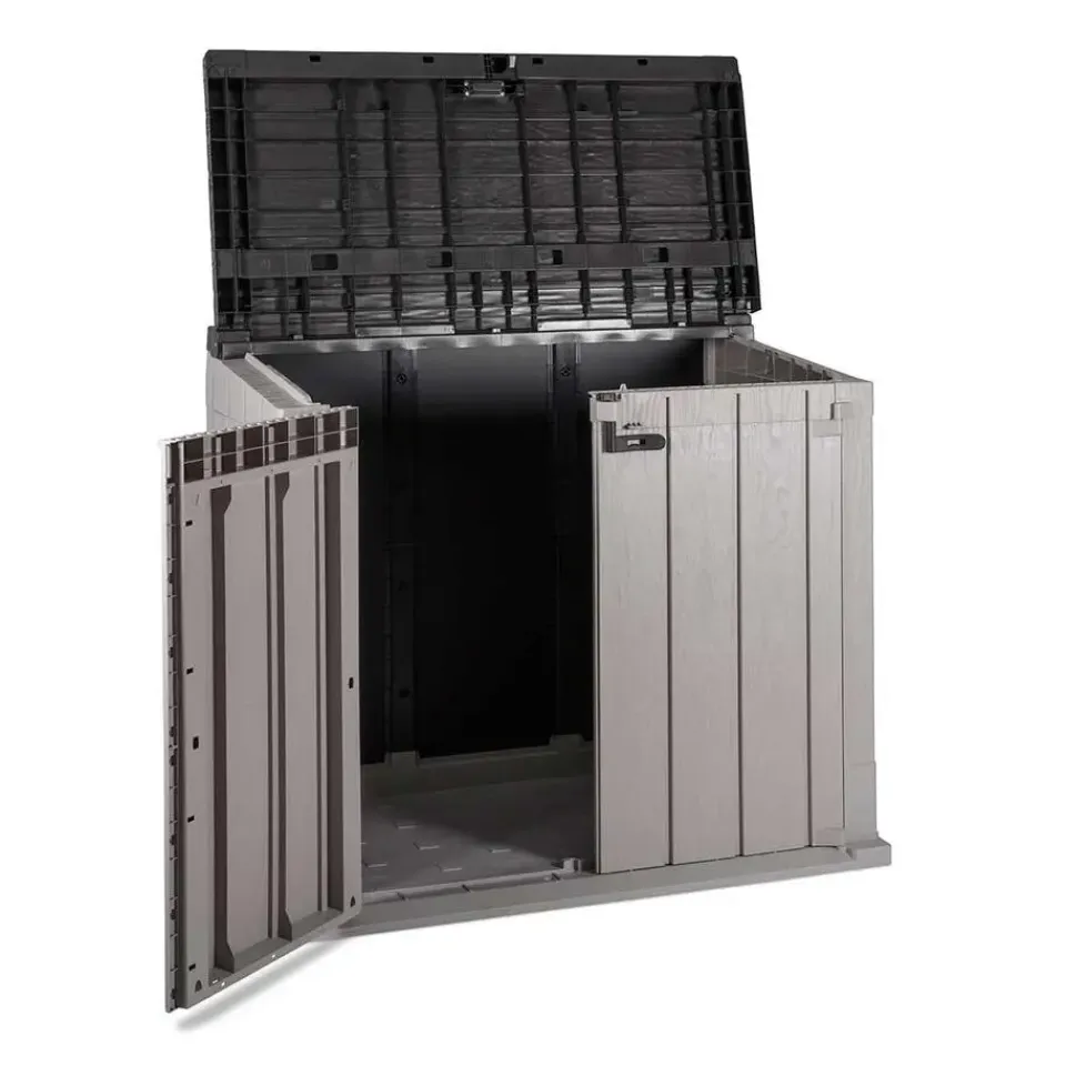 Toomax Stora way opbergbox 842 liter - taupe donker grijs Discount