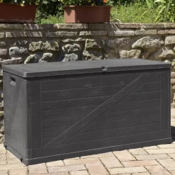 Toomax Wood opbergbox - 420L - Grijs Discount