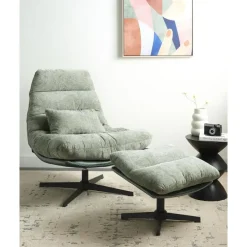 Beliani TOVIK - Fauteuil - Groen - Stof Outlet