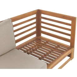 Beliani TRANI - Loungebank 2-zits - Lichthout - Acaciahout Hot