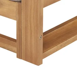 Beliani TRANI - Loungebank 2-zits - Lichthout - Acaciahout Hot