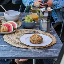 Travellife Sorrento inklapbare kampeertafel dark grey - 100x70x72,5 cm