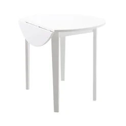 Loft24 Trend - Ronde eettafel 92x54 cm 4-persoons in wit eiken MDF Sale