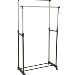 Trendoz Kledingrek - mobiel - dubbele stang - 160 cm Clearance