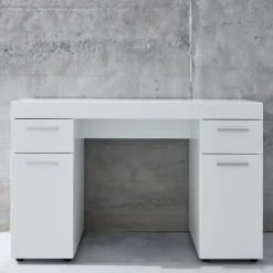 Trendteam Modern Bureau Amanda - 120 x 41 x 76 cm - High Glossy White Best