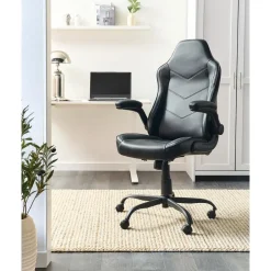 Leen Bakker TRIUMPHER - Bureaustoel - Zwart - Kunstleer Online