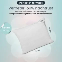 Troonz Hoofdkussen Six Bamboe - 60 x 70 cm New