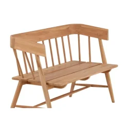 Fjôrd Tuinbank Naturel Teakhout - 132x132x85cm - Split Best