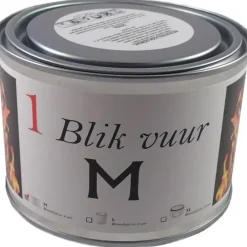 Merkloos Tuinfakkel in blik - 4 branduren - 11 x 7 cm Online