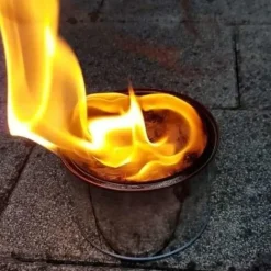 Merkloos Tuinfakkel in blik - 4 branduren - 11 x 7 cm Online