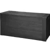Merkloos Tuinkussen opbergbox - 120 cm - hout patroon - kussenbox Outlet