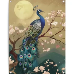 Reinders Tuinposter Birds in Style - 80 x 60cm - Blauw Outlet