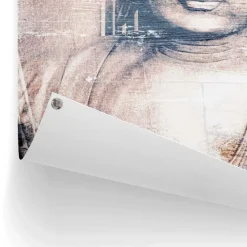 Reinders Tuinposter Boeddha - 80 x 60cm - Bruin Clearance