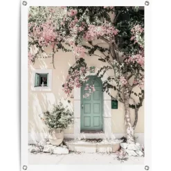 Reinders Tuinposter Deur in Griekenland - 80 x 60cm - Beige Online