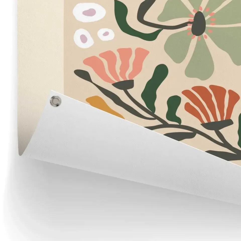 Reinders Tuinposter Flower Market - 80 x 60cm - Roze