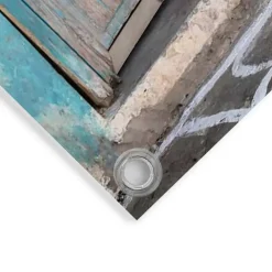 Reinders Tuinposter Greek Facade - 60 x 80cm - Roze Discount