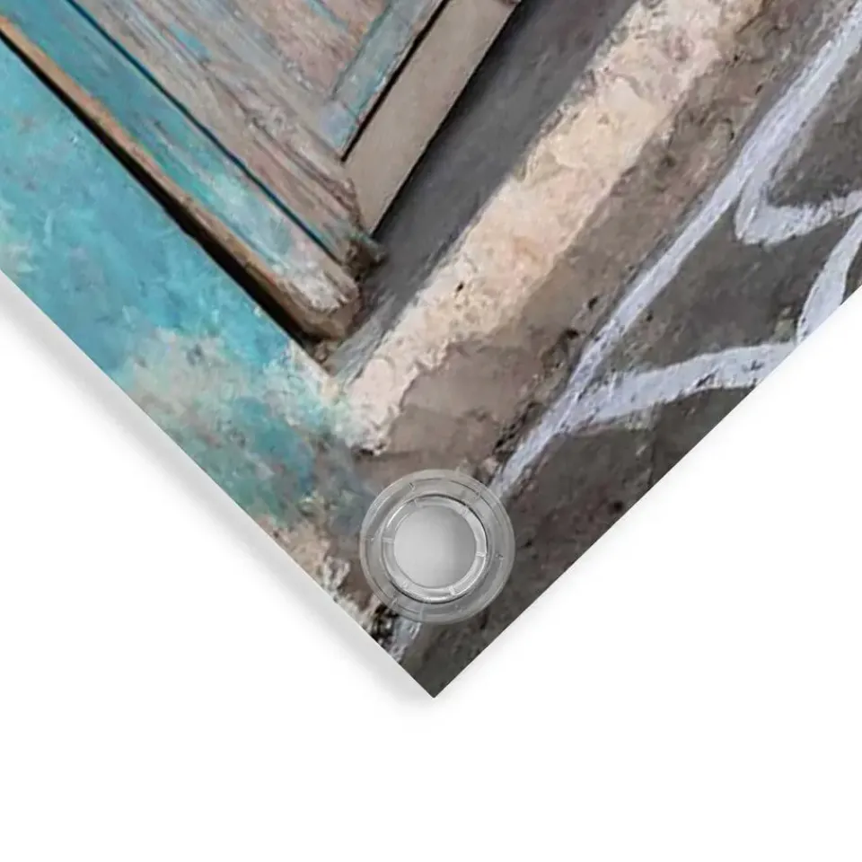 Reinders Tuinposter Greek Facade - 60 x 80cm - Roze Discount