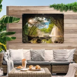 Reinders Tuinposter Grot - 100 x 140cm - Bont Outlet