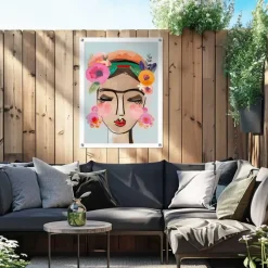 Reinders Tuinposter Happy Face - 80 x 60cm - Bont Online