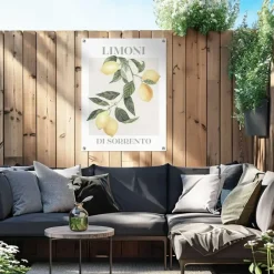 Reinders Tuinposter Limoni - 80 x 60cm - Geel Discount