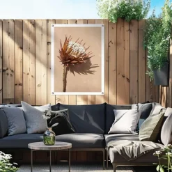 Reinders Tuinposter Schaduw bloem - 80 x 60cm - Bruin New