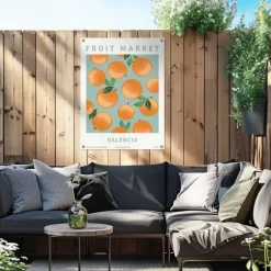 Reinders Tuinposter Sinasappelen - 80 x 60cm - Oranje New