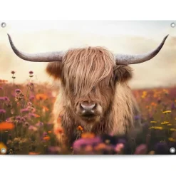 Reinders Tuinposter Spring Highlander - 60 x 80cm - Beige Discount