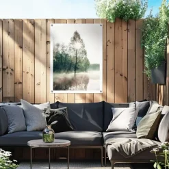 Reinders Tuinposter Zon door de bomen - 80 x 60cm - Groen Outlet